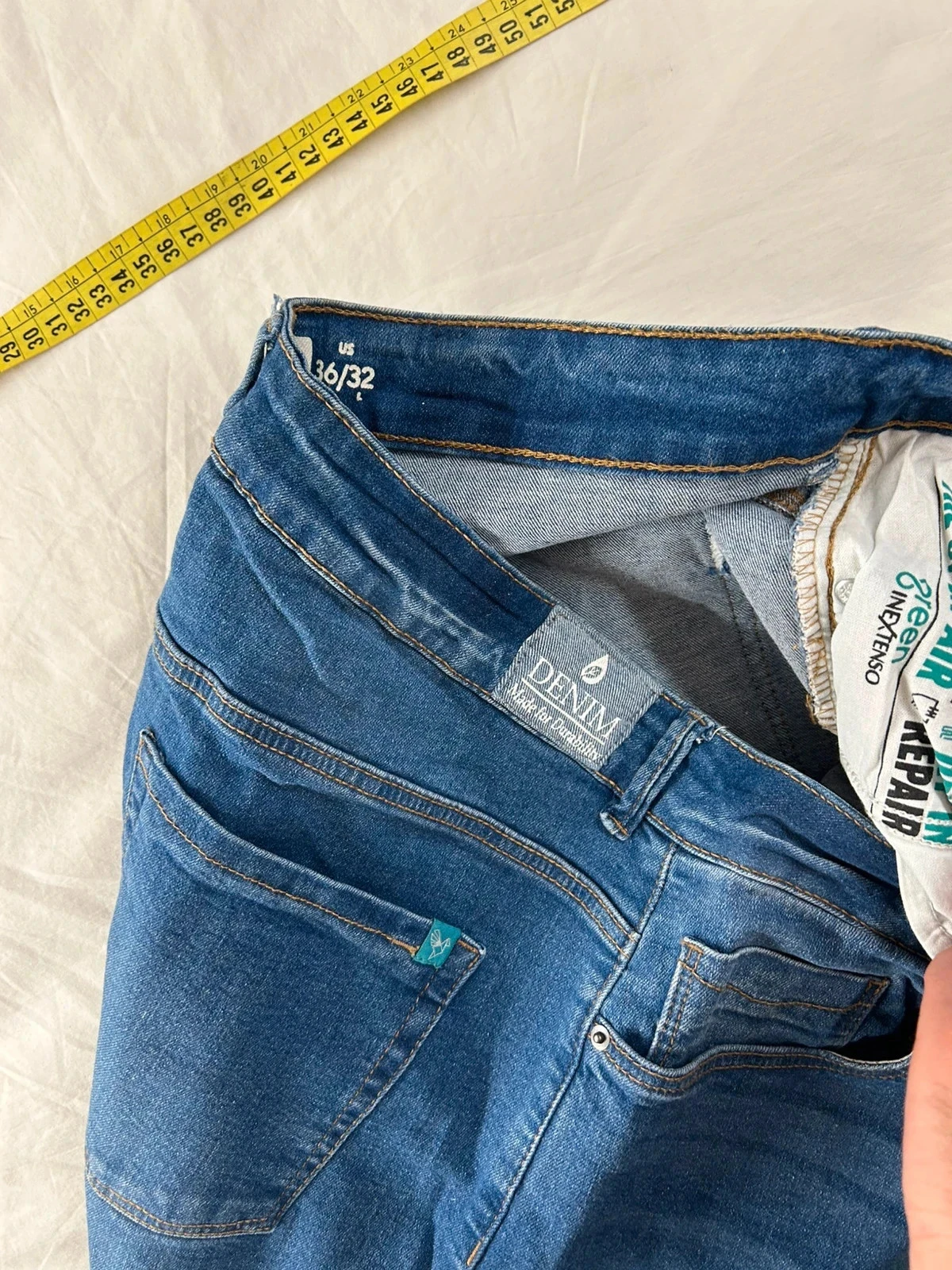 Blue slim fit Green in extenso jeans w36 l32 – photo 11